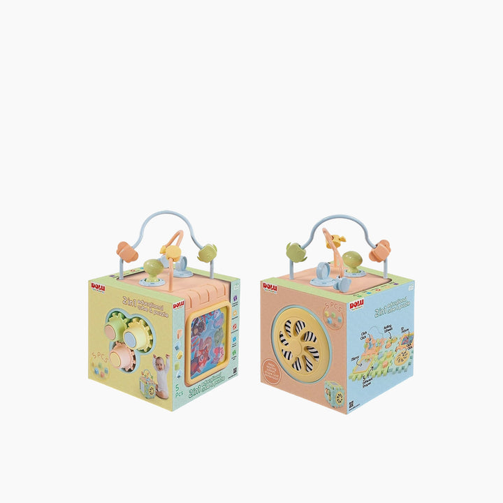 Dolu 2-in-1 Educational Cube &amp; Puzzle