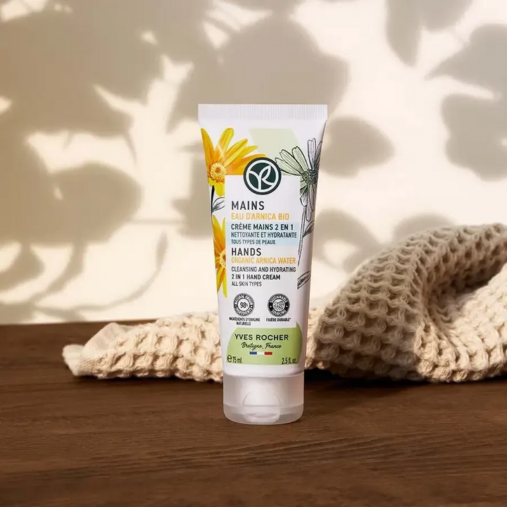 Yves Rocher 2-in-1 Hand Cream with Organic Arnica Water