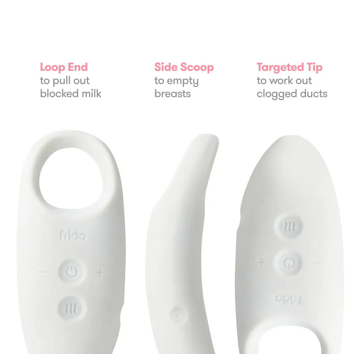 FridaMom 2-in-1 Lactation Massager with warm vibrations