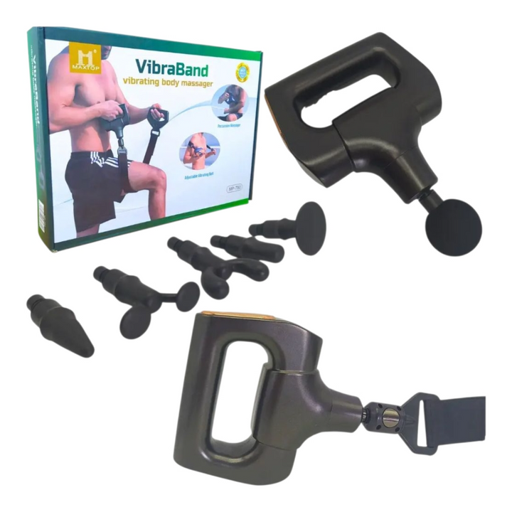 Maxtop 2-in-1 Massage Straightener with Full-Body Vibrating Massage Belt
