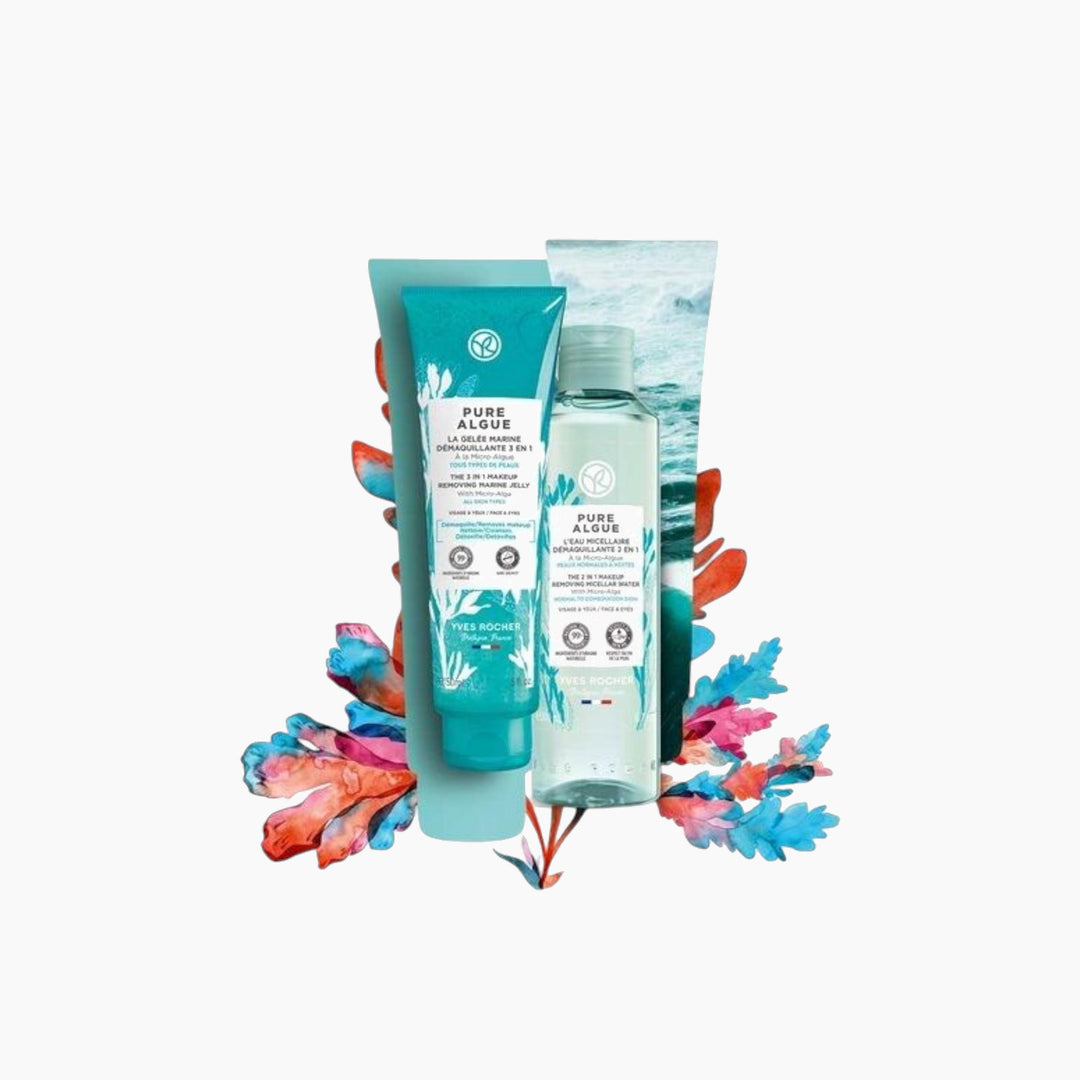 Yves Rocher 2-in-1 Micellar Water Makeup Remover - Pure Algue