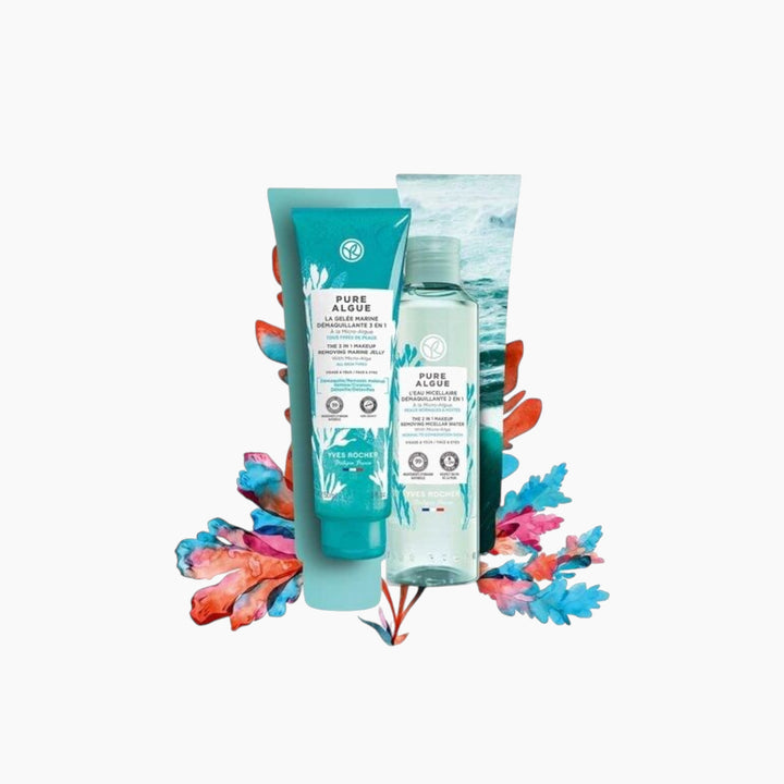 Yves Rocher 2-in-1 Micellar Water Makeup Remover - Pure Algue