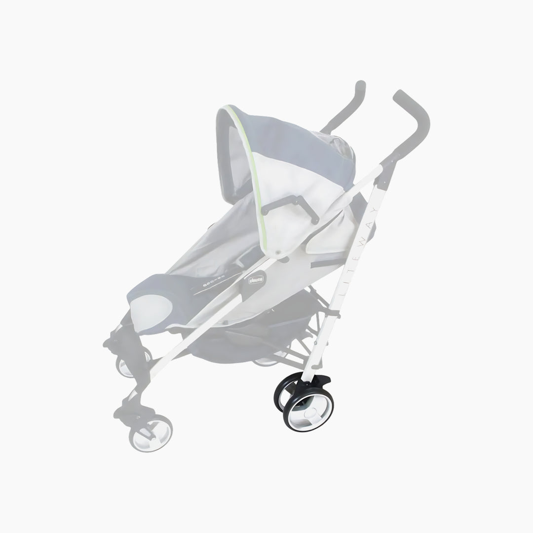 عجلات Chicco Lite Way الخلفية + فرامل رمادي داكن
