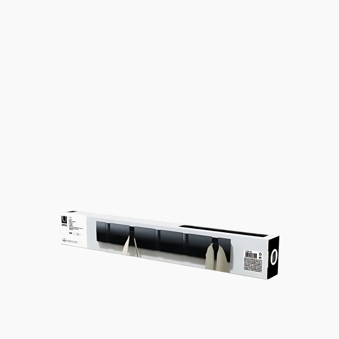 Umbra Flip 5 wall hook in black wood
