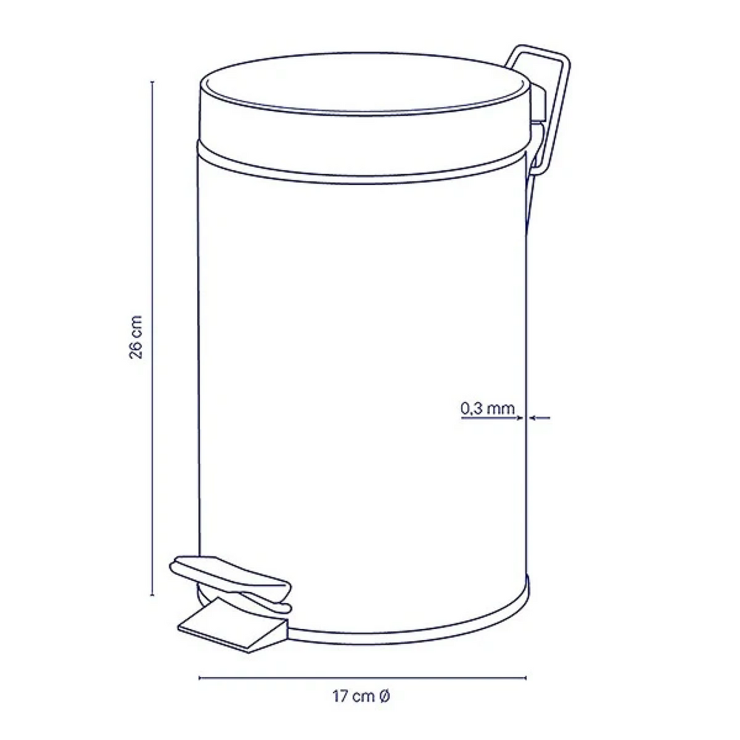 Kela Monaco Waste Pedal Bin