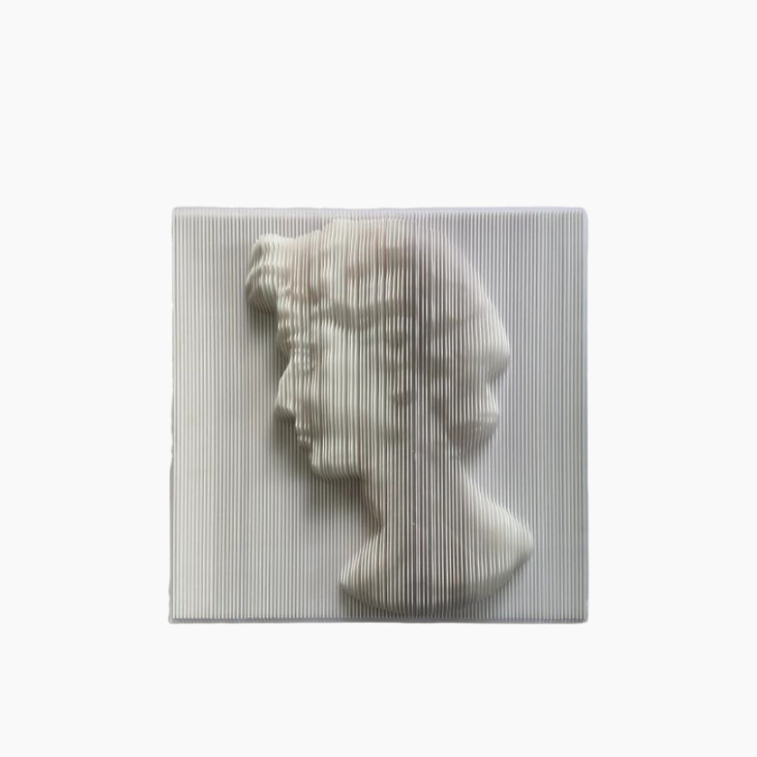 Acrylic Plate Carving Inner Art Box - 80 × 80 × 13 cm