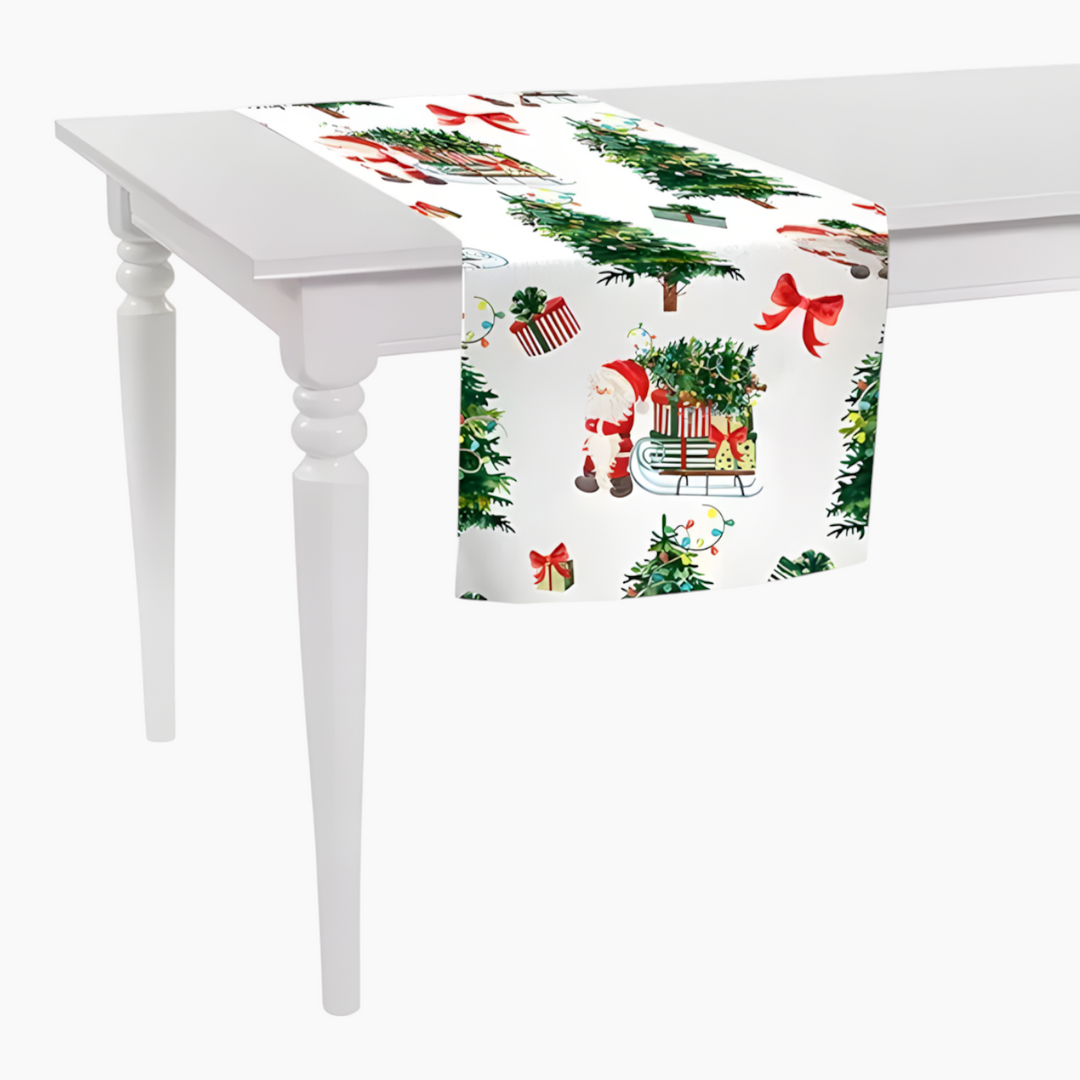 Nova Home Christmas Runner - 40X140 Cm - White