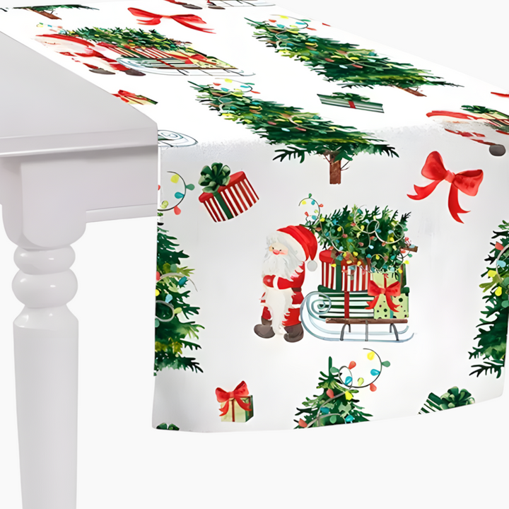 Nova Home Christmas Runner - 40X140 Cm - White