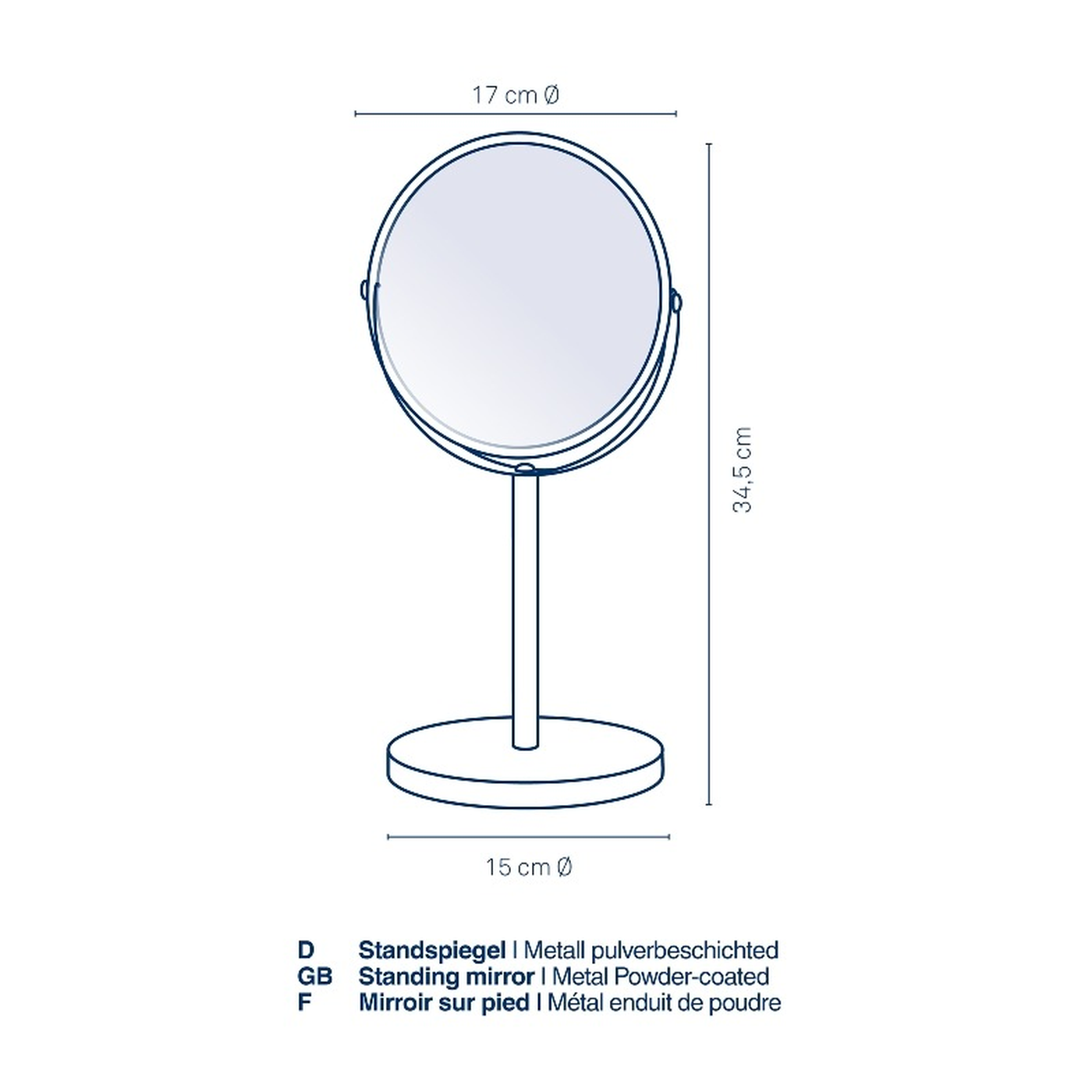 Kela Elias Standing Mirror - Black Kela Elias Standing Mirror - Black