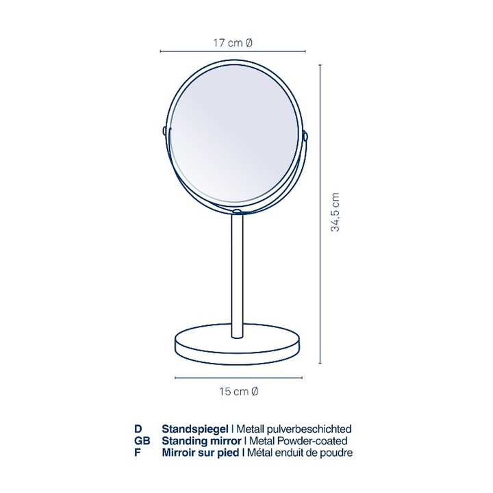 Kela Elias Standing Mirror - Black