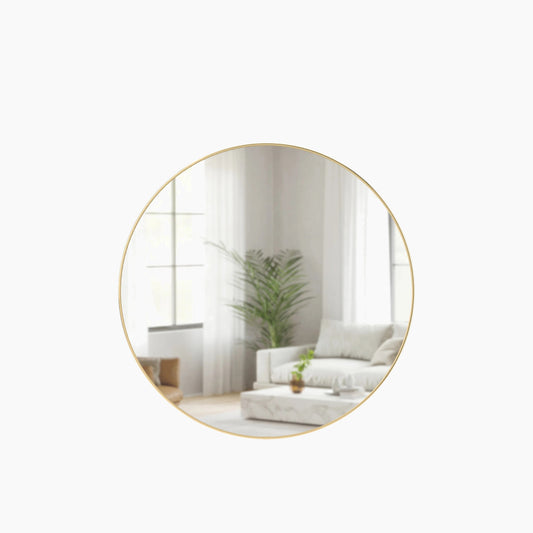 Umbra Hubba Wall Mirror - 86.3 Cm - Brass