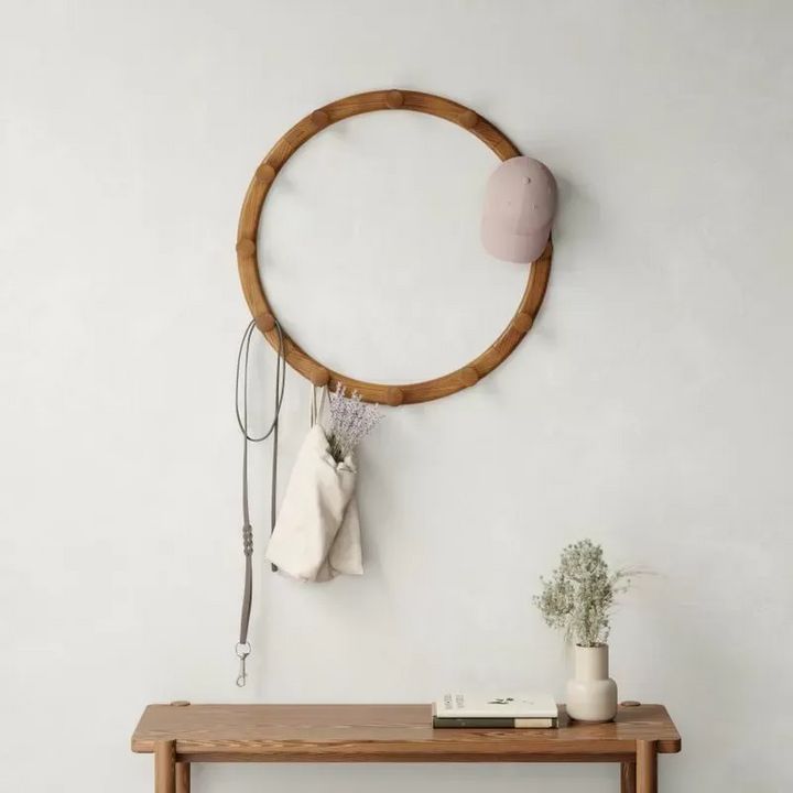 Umbra Slinka Hook Set in walnut finish