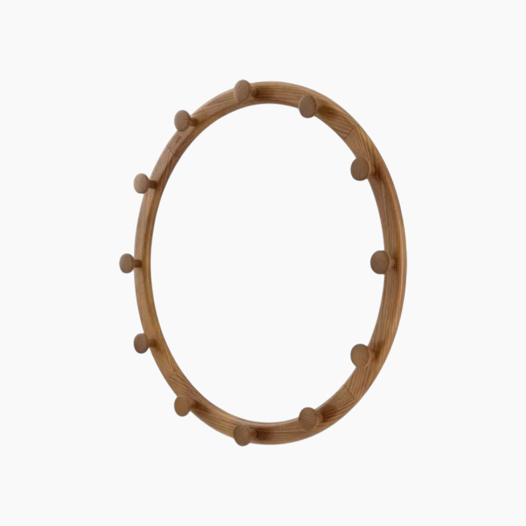 Umbra Slinka four-piece hook set in walnut finish