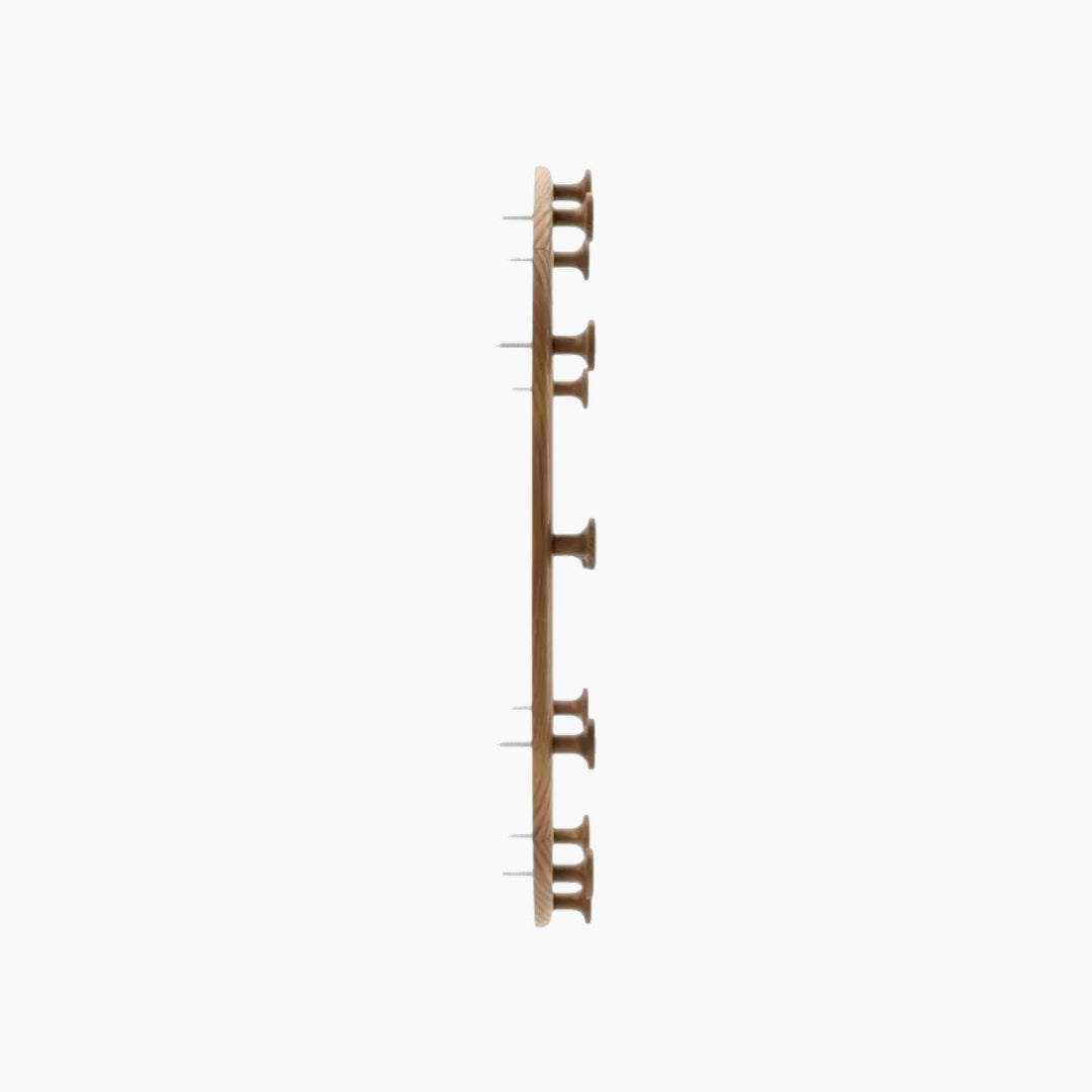 Umbra Slinka Hook Set, four walnut finish hooks
