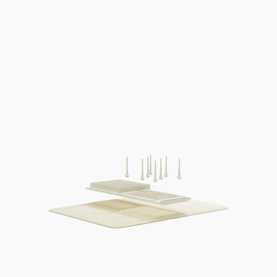 Umbra Udry Peg Drying Mat with linen microfiber mat