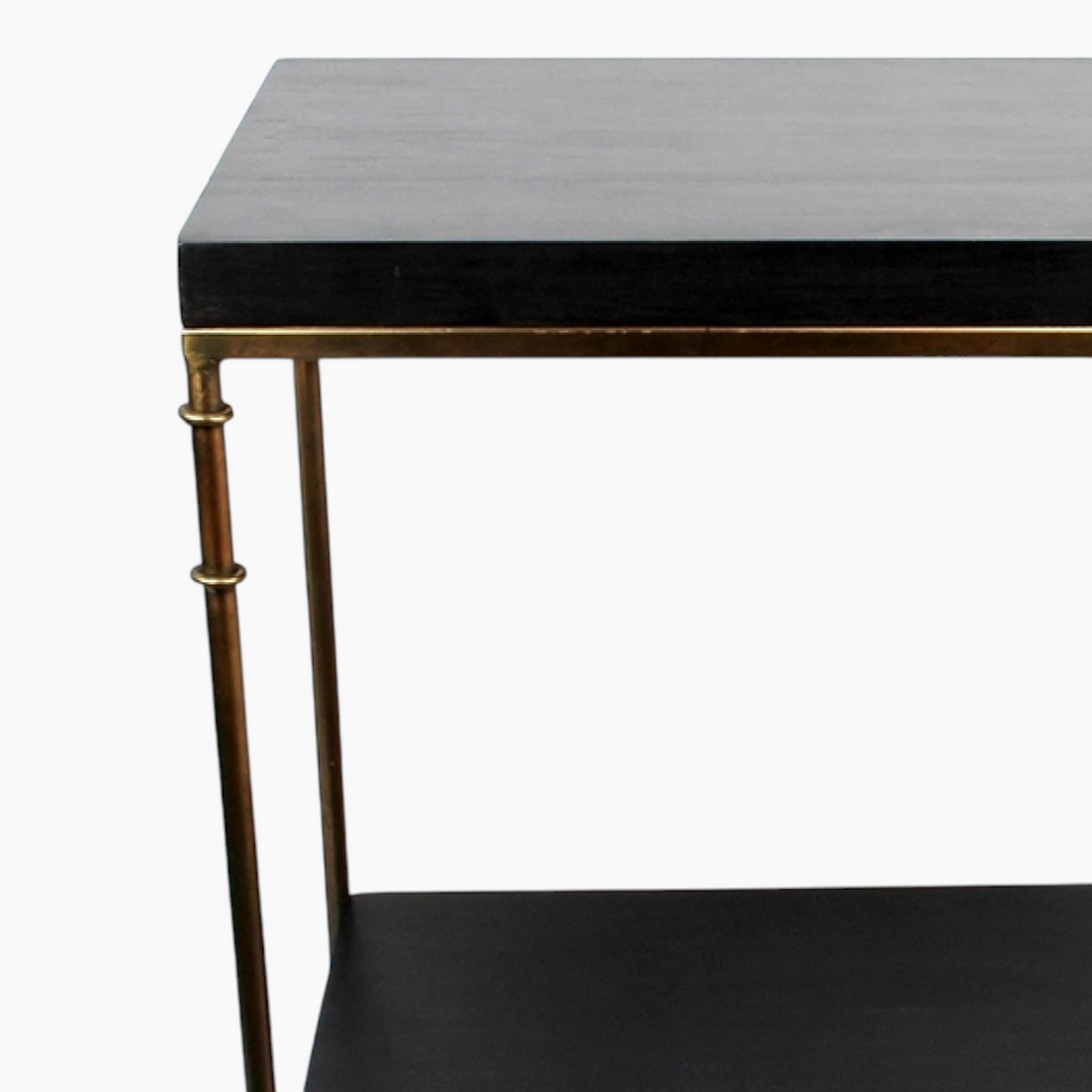 Weva Courage Table with brass finish