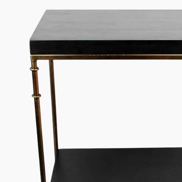 Weva Courage Table with brass finish
