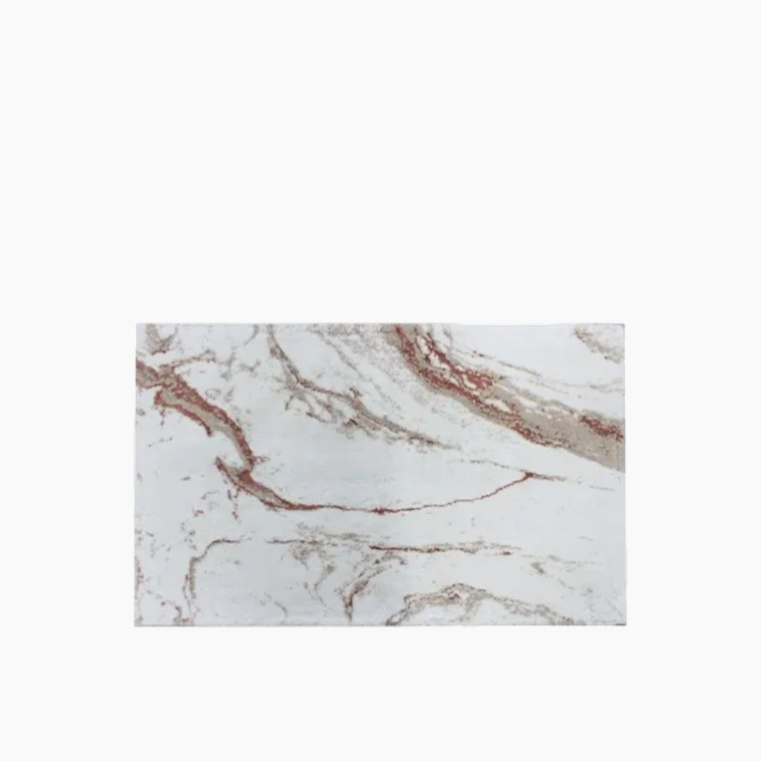 Nova Home Eco Marble Bath Rug, powder color, 60x100 cm