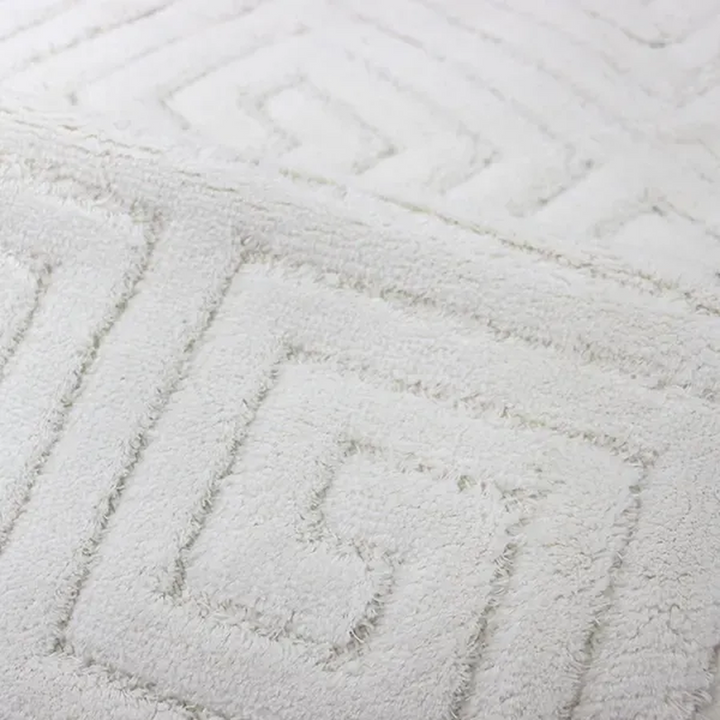 Nova Home Verona Bath Rug - 100% Cotton - 70X120 Cm - Offwhite