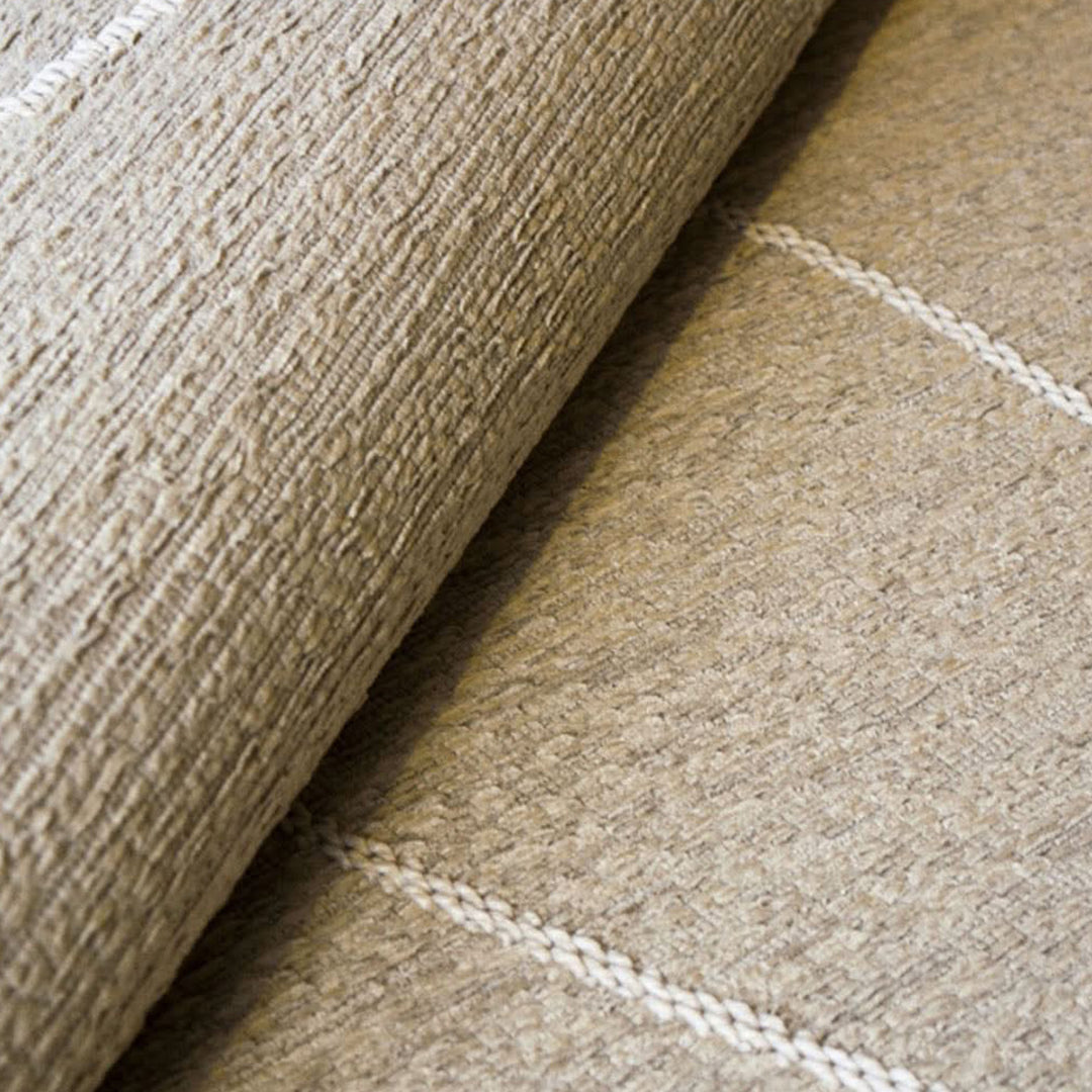 Textured Leaf Pattern Carpet
