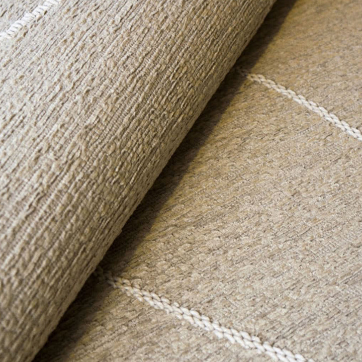 Textured Leaf Pattern Carpet