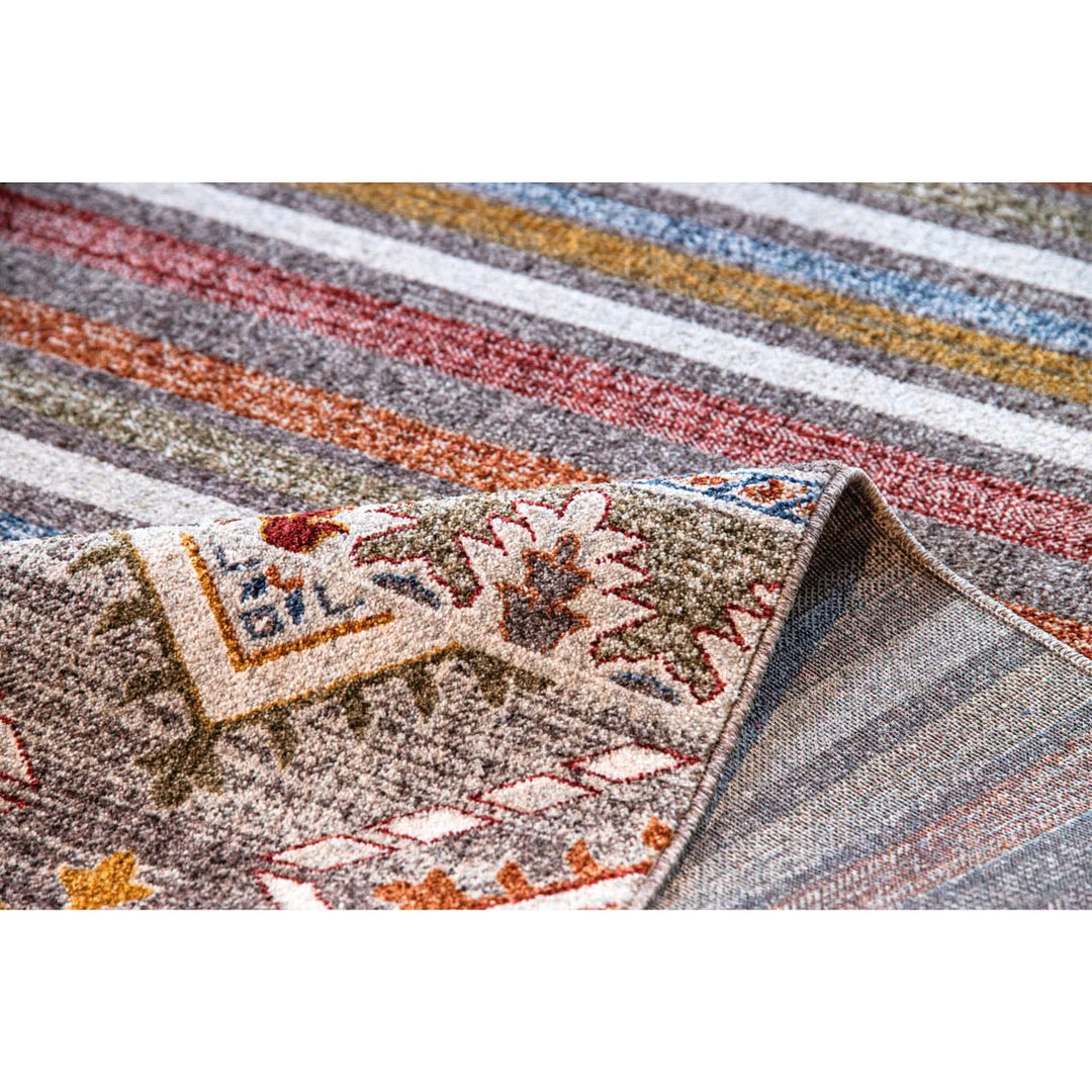 Spazio Home Southwestern Striped Rug - HUNA