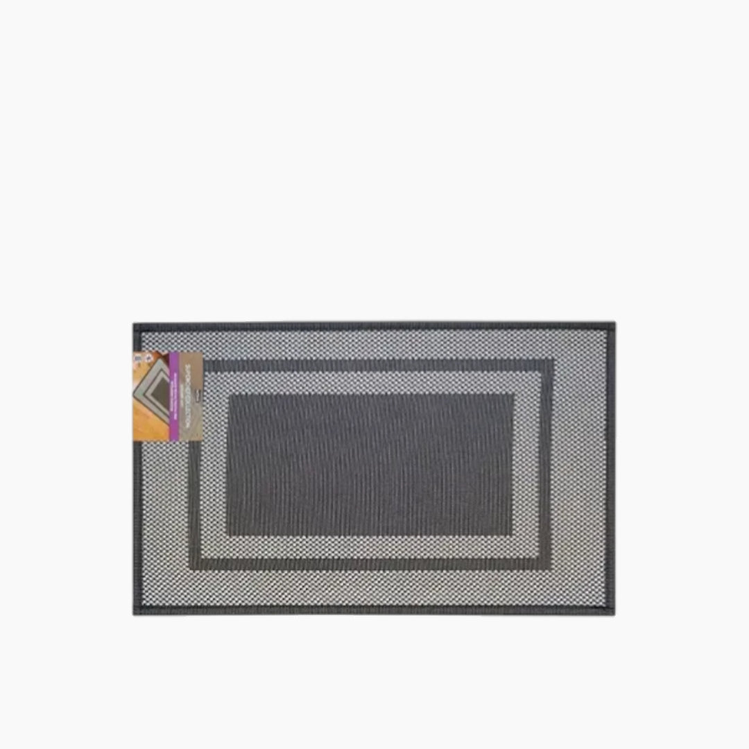 Nova Home Trellis Jaquard Woven Kitchen Mat W &amp; Rubber Backing