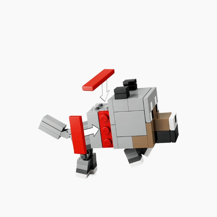 LEGO Minecraft Chicken Jockey Desert Attack