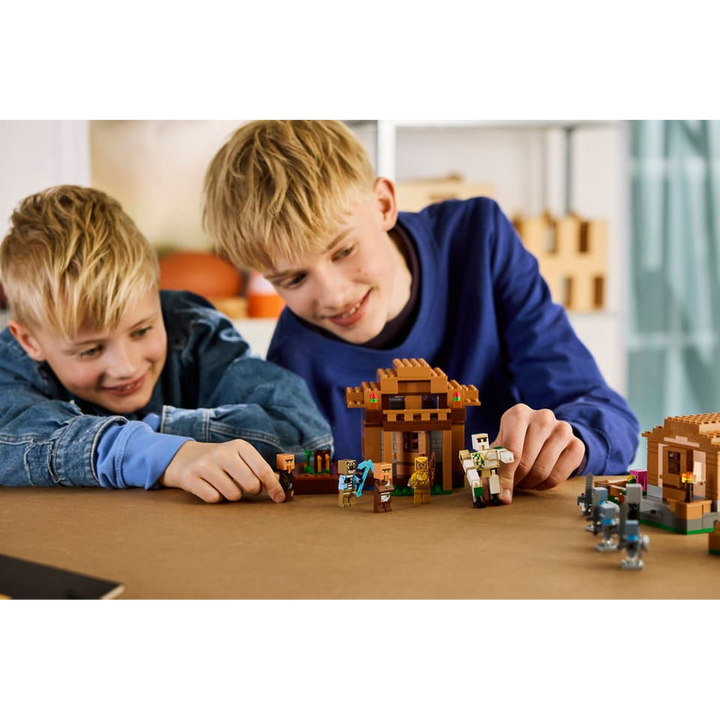 LEGO Minecraft Evoker Village Attack