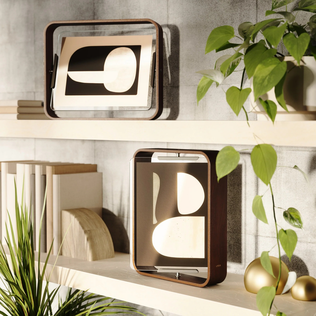 Umbra Bellwood photo frame in aged walnut made from sustainable wood