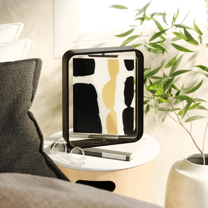 Umbra Bellwood photo frame in aged walnut, made from sustainable wood.