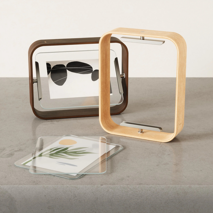 Umbra Bellwood photo frame in aged walnut made from sustainable wood