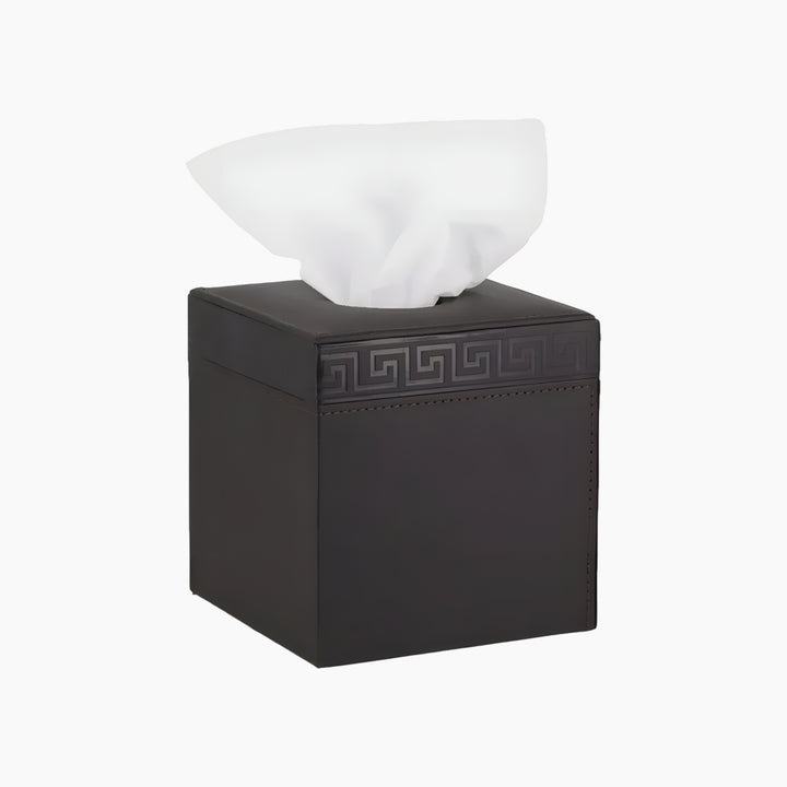 Nova Home Versace Square Leather Tissue Box