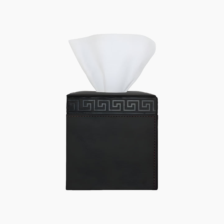 Nova Home Versace Square Leather Tissue Box