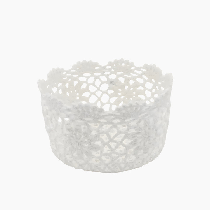 Nova Home "Knotbox" Cotton Crochet Basket