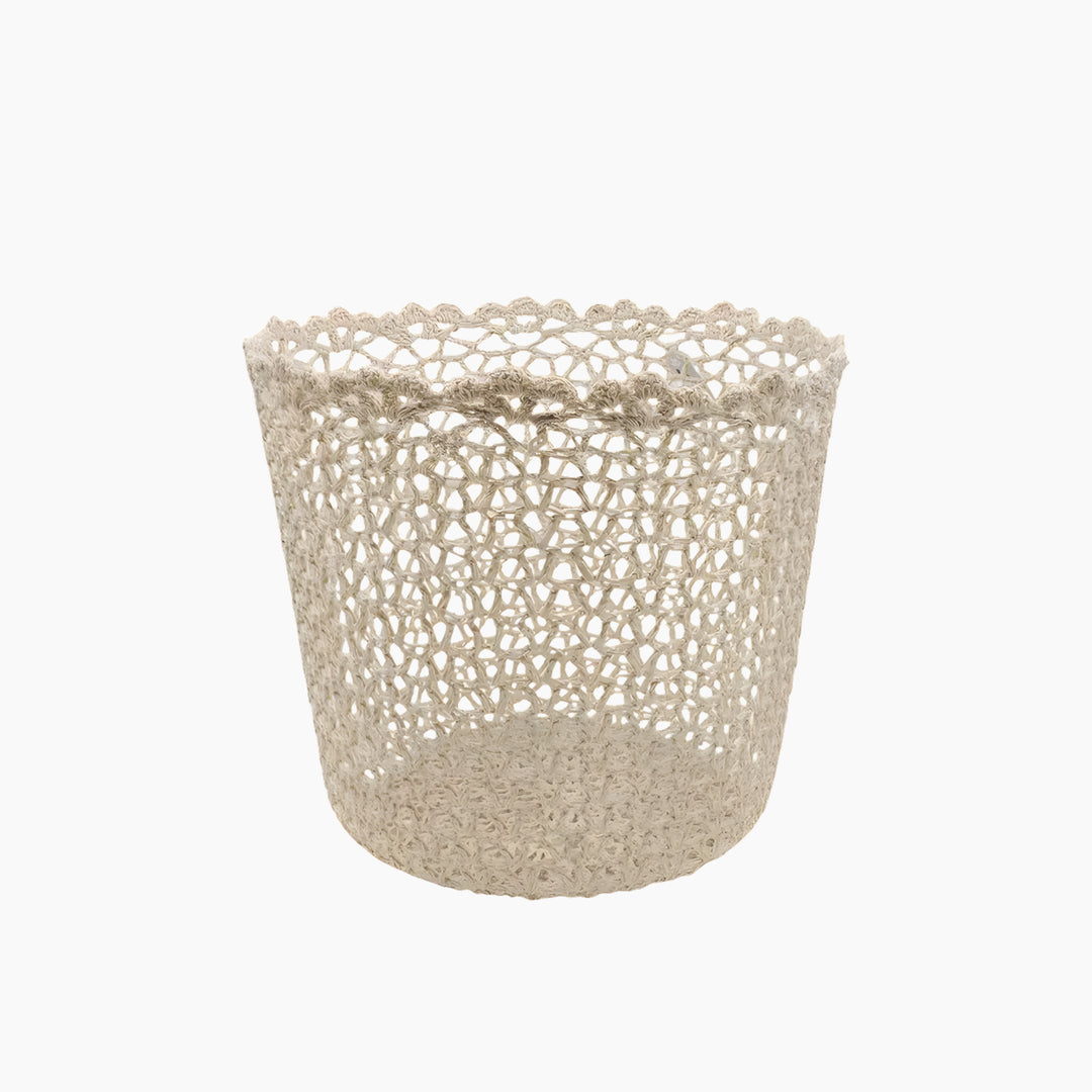 Nova Home "Cove" Cotton Crochet Basket
