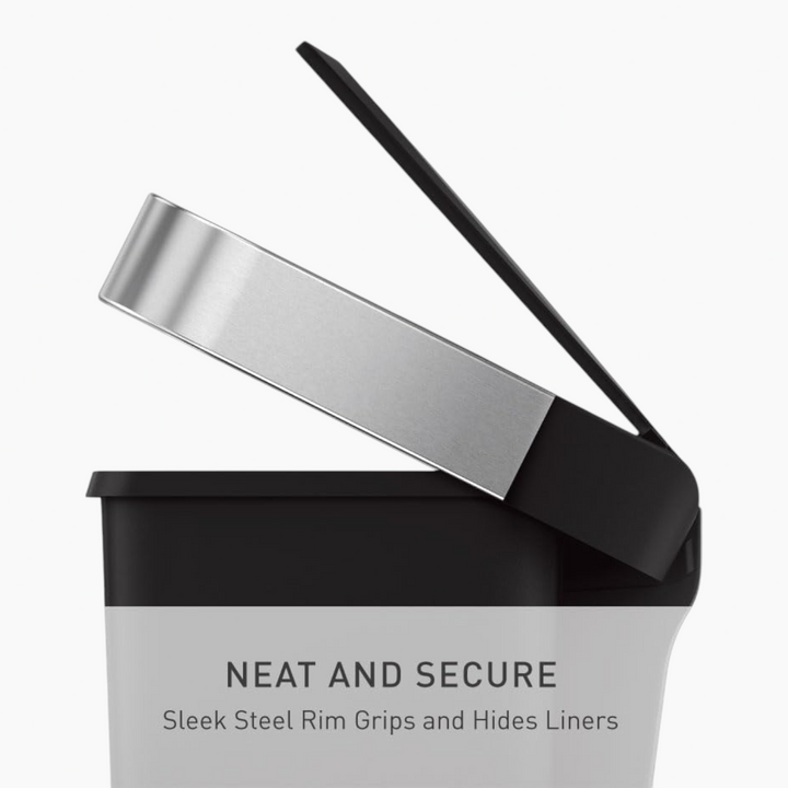 Simplehuman Trim Plastic Bin Trash Can