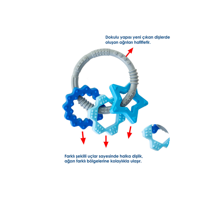 Babyjem Silicone Ring Teether