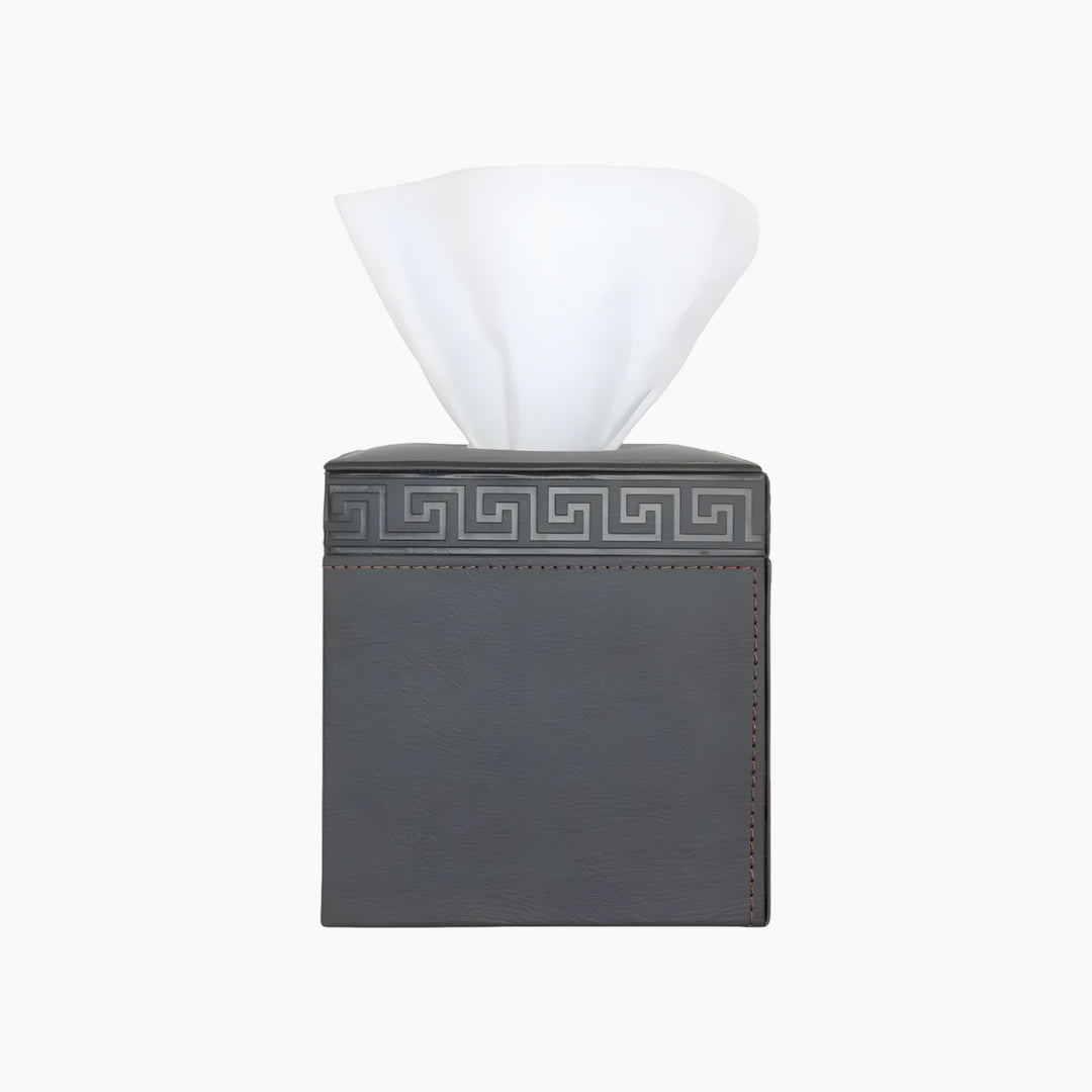 Nova Home Versace Square Leather Tissue Box