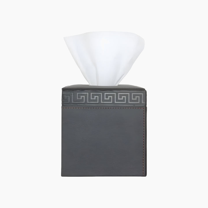 Nova Home Versace Square Leather Tissue Box