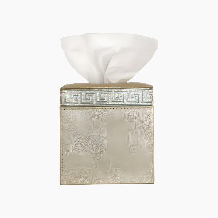 Nova Home Versace Square Leather Tissue Box