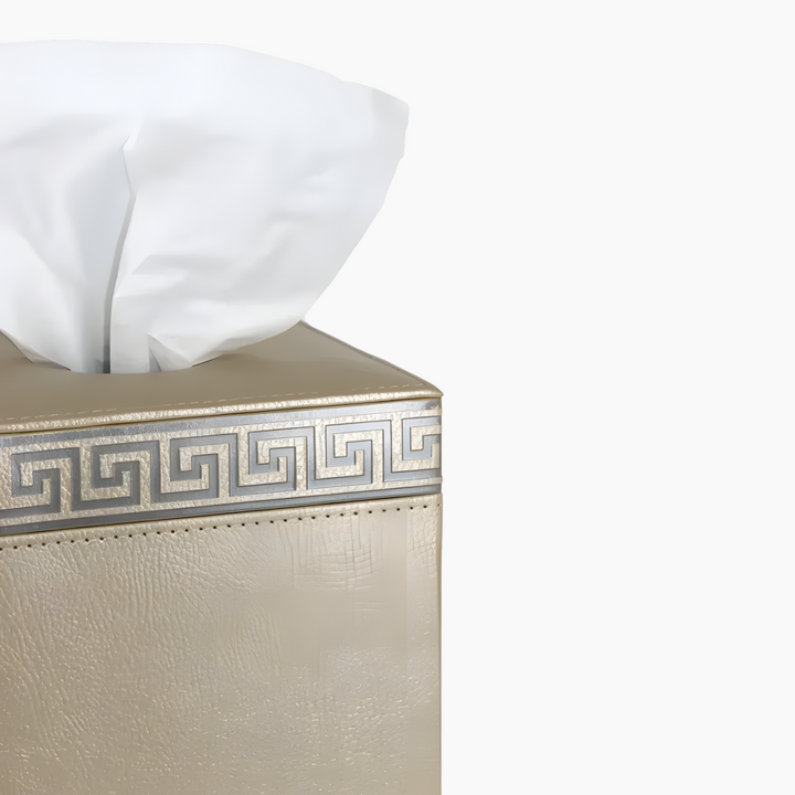 Nova Home Versace Square Leather Tissue Box