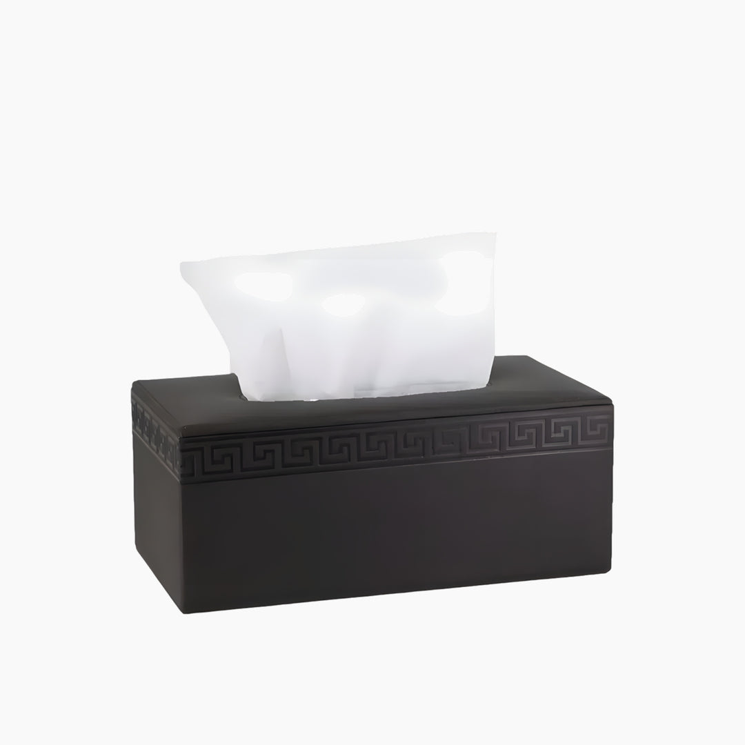 Nova Home Versace Rectangular Leather Tissue Box