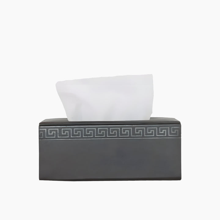 Nova Home Versace Rectangular Leather Tissue Box