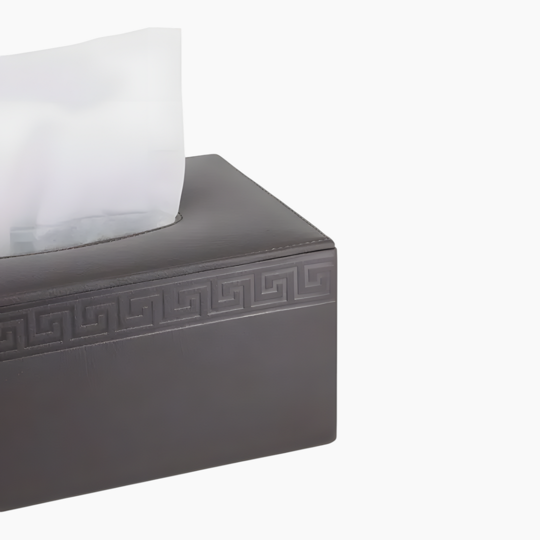 Nova Home Versace Rectangular Leather Tissue Box