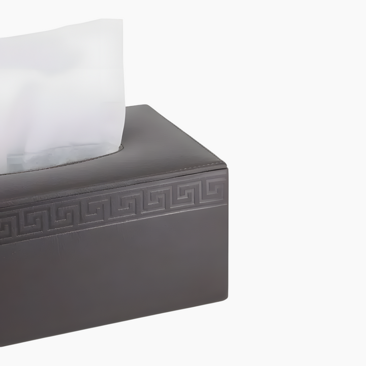Nova Home Versace Rectangular Leather Tissue Box