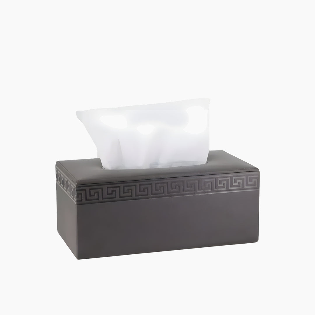 Nova Home Versace Rectangular Leather Tissue Box