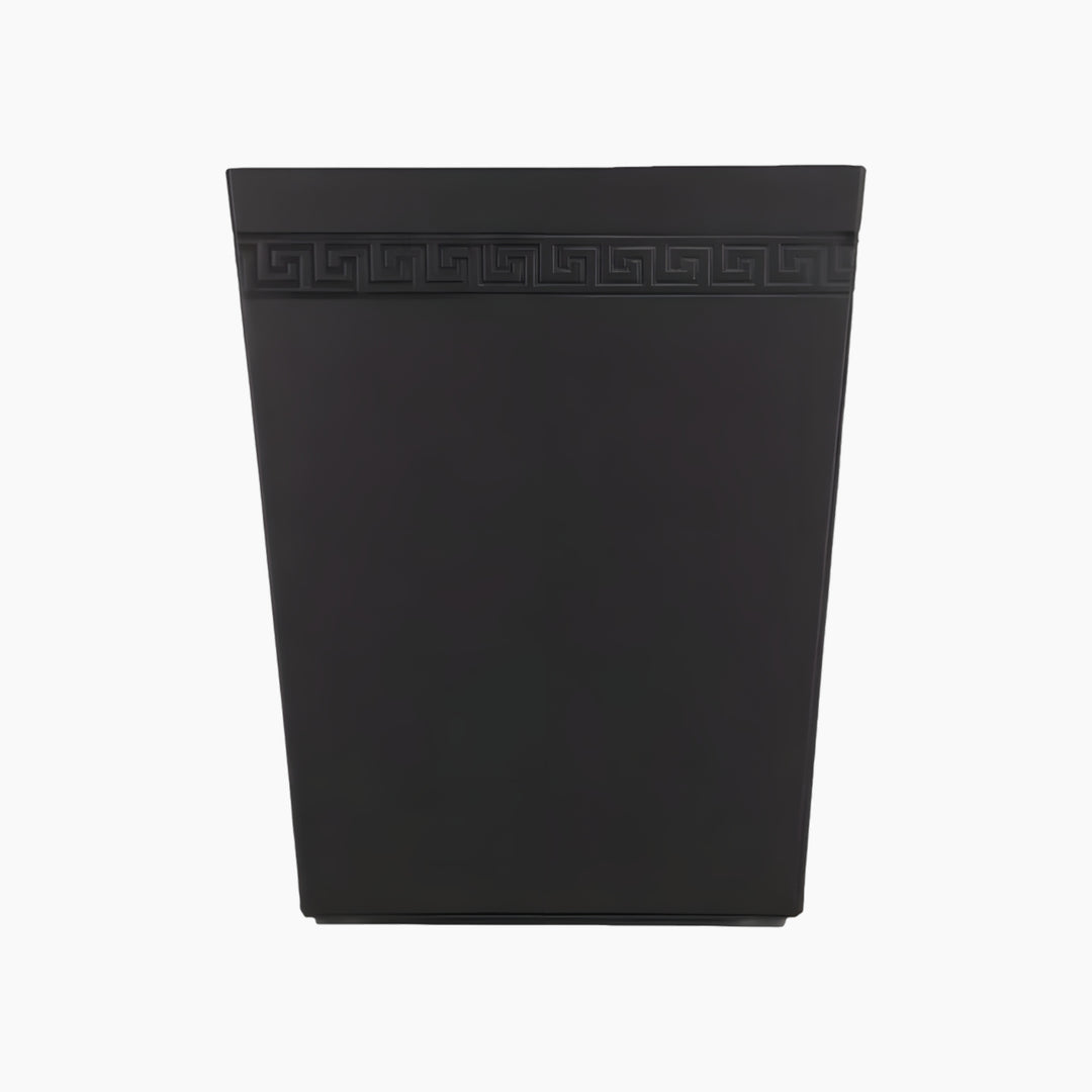 Nova Home Versace Leather Bin Basket Black