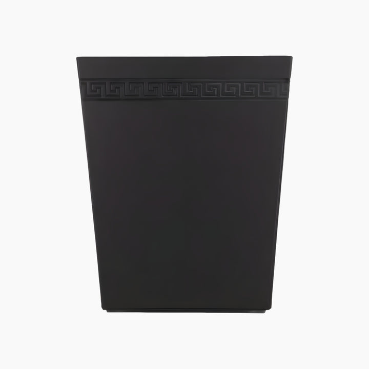 Nova Home Versace Leather Bin Basket Black