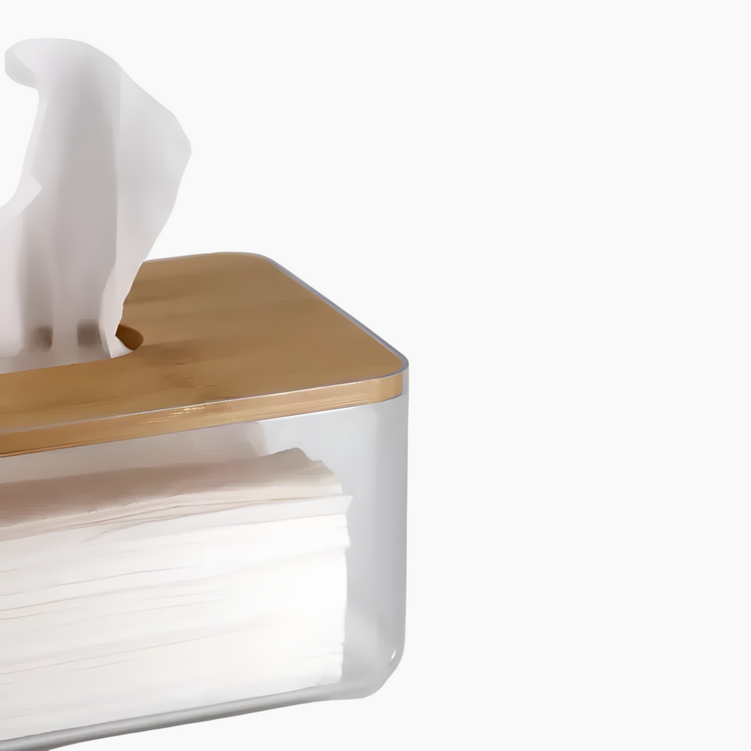 Weva Neo Wood &amp; Acrylic Tissue Box